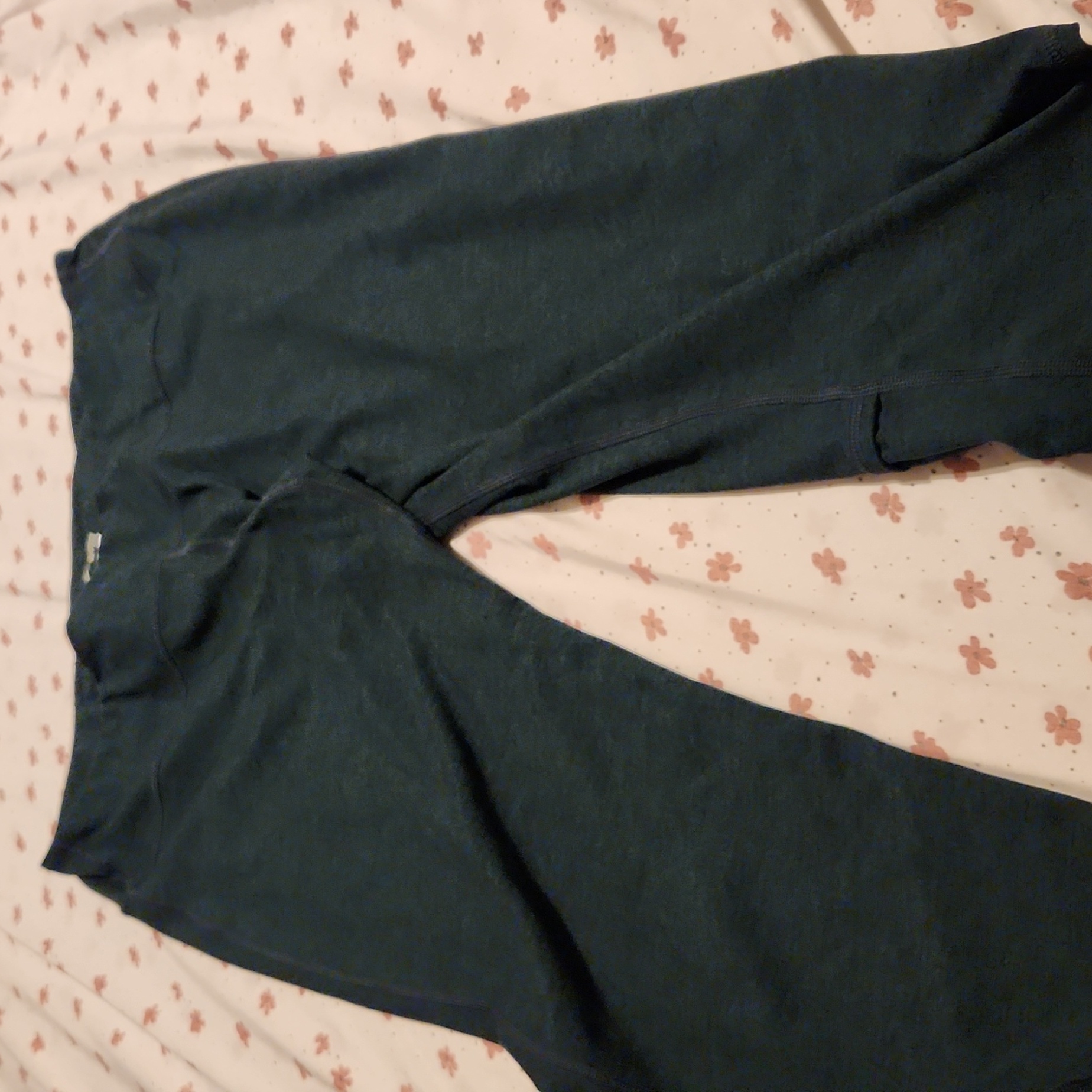 Dark Green Workout Capri
